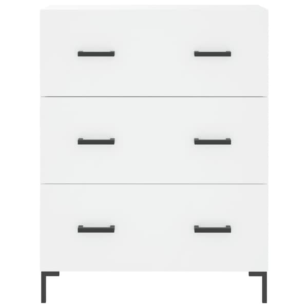 vidaXL Skåp vit 69,5x34x90 cm konstruerat trä