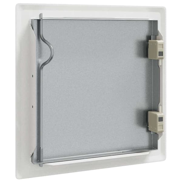 vidaXL Åtkomstpanel 2 pcs Vit 23 x 23 x 3 cm Stål