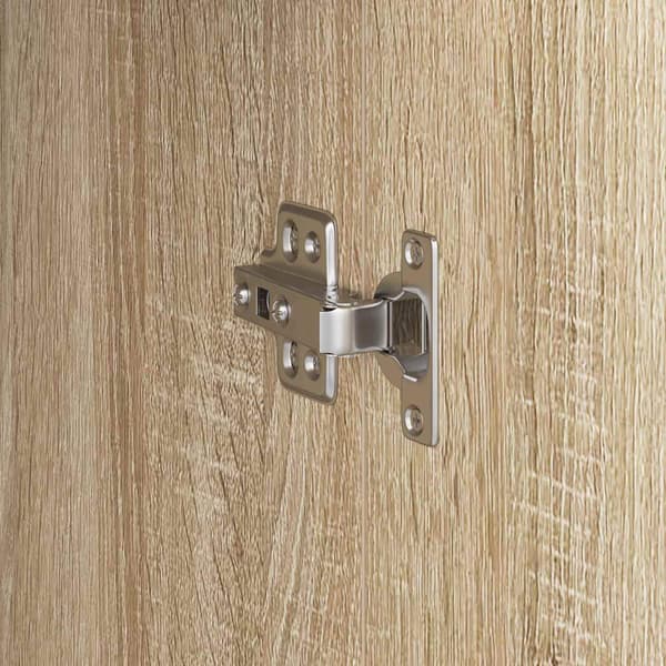 vidaXL Skrivebord 2 pcs Sonoma eik