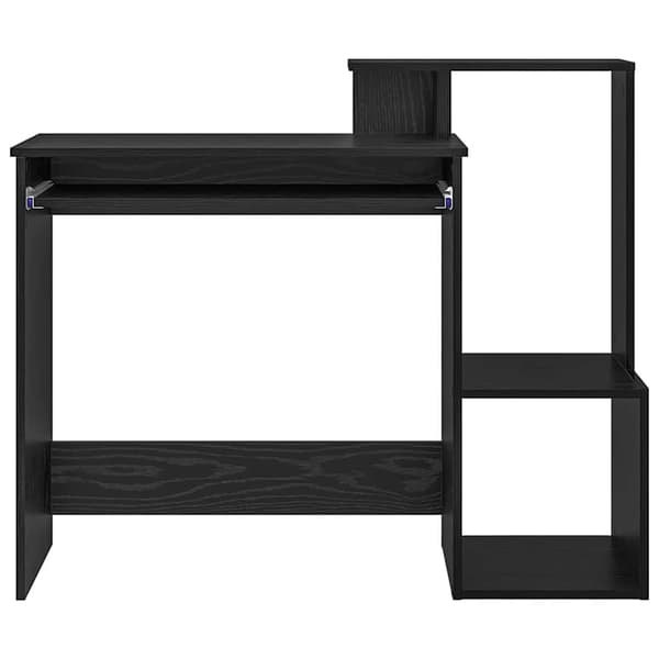 vidaXL Skrivebord Svart Eik 106 x 41 x 88.5 cm Konstruert tre