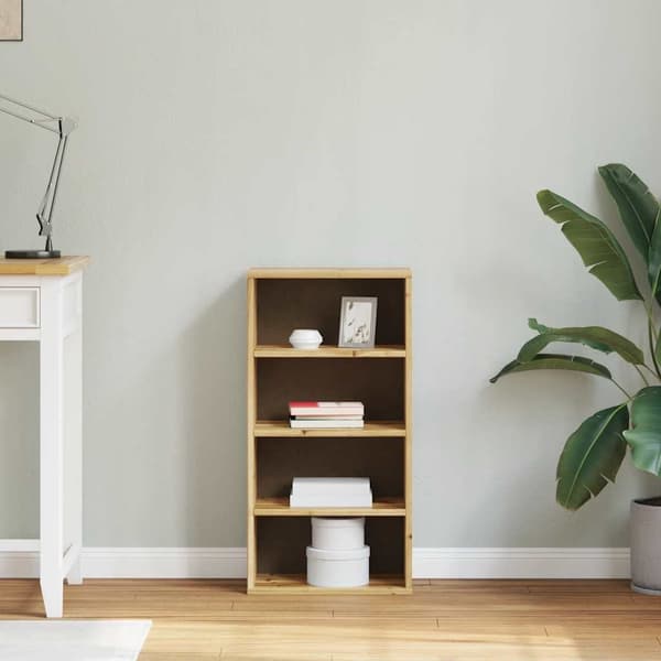 vidaXL Sideskap ODDA 40x24x79 cm heltre furu