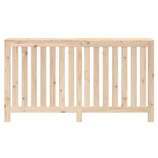 vidaXL Elementskydd 153x19x84 cm massiv furu