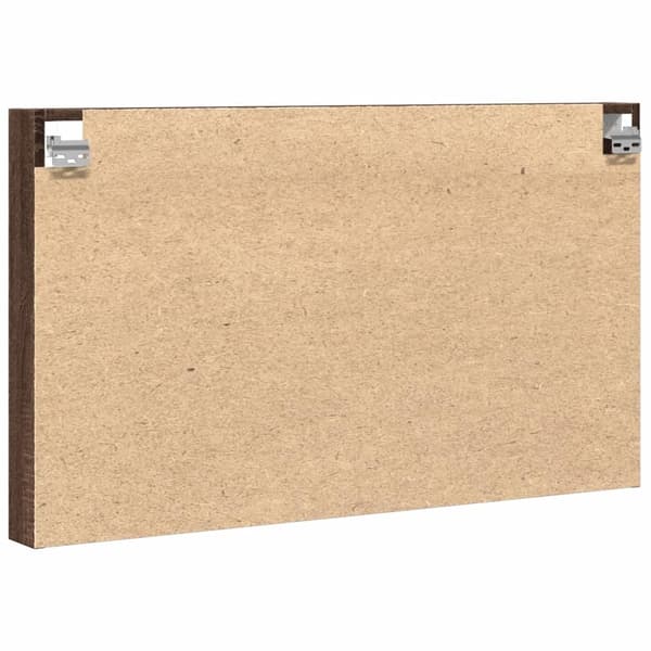 vidaXL Hyller brun eik 100x8,5x58 cm konstruert tre