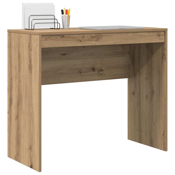 vidaXL Skrivebord Artisan Eik 90 x 40 x 76 cm