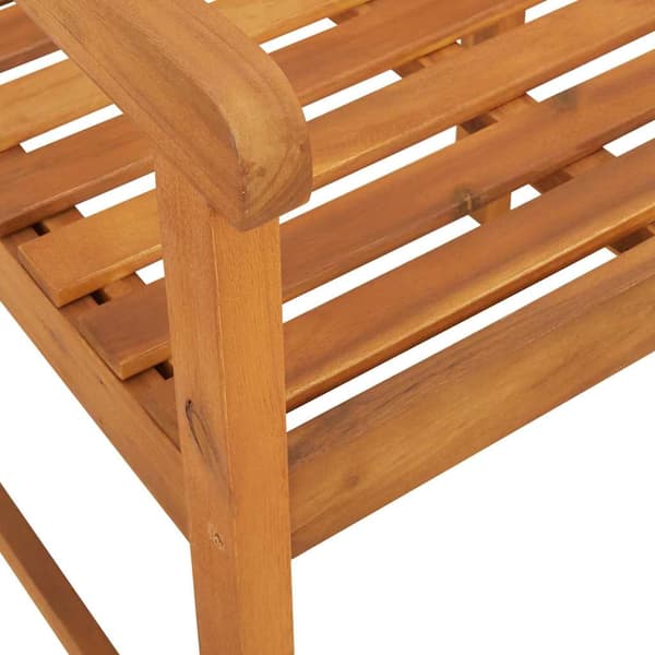 vidaXL Hage Stol 4 pcs 56 x 56 x 90 cm Solid akasietre