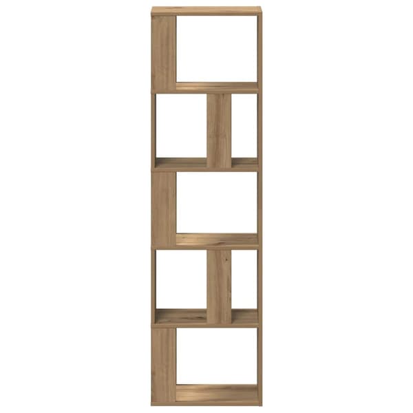 vidaXL Bokhylle artisan eik 45x24x159 cm konstruert tre