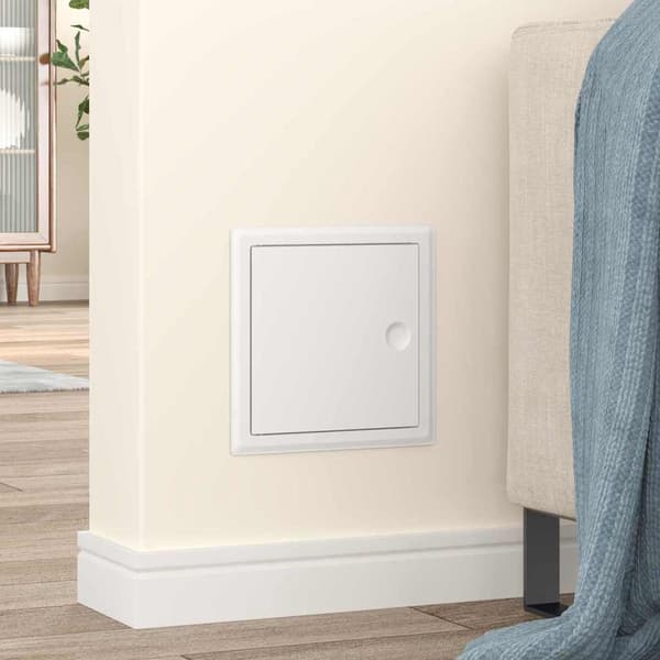 vidaXL Åtkomstpanel 2 pcs Vit 63 x 33 x 3 cm Stål