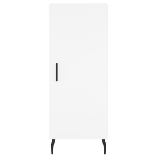 vidaXL Highboard hvit 34,5x34x180 cm konstruert tre