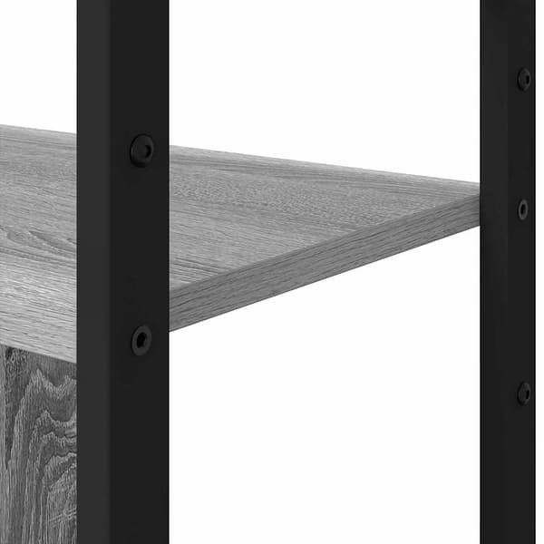 vidaXL Hyllsystem Grå sonoma 80 x 30 x 155,5 cm Konstruerat trä