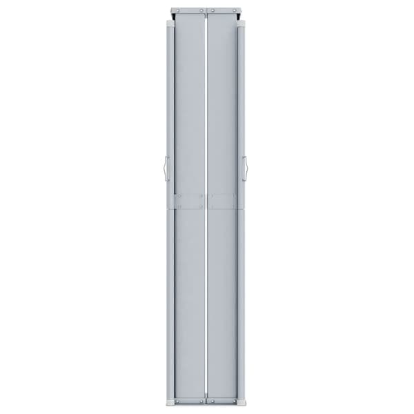 vidaXL Infällbar sidomarkis blå 160x1000 cm