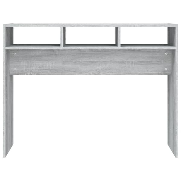 vidaXL Konsollbord grå sonoma 105x30x80 cm konstruert tre
