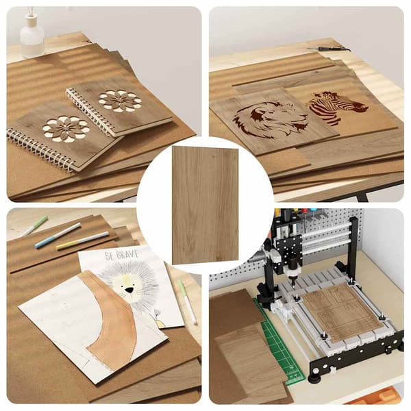 vidaXL Dekorpaneler 12 pcs Artisan Eik 40 x 60 x 0.27 cm