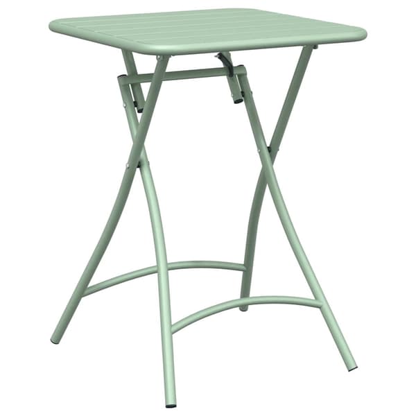 vidaXL Bistroset 3 pcs Grön Stål