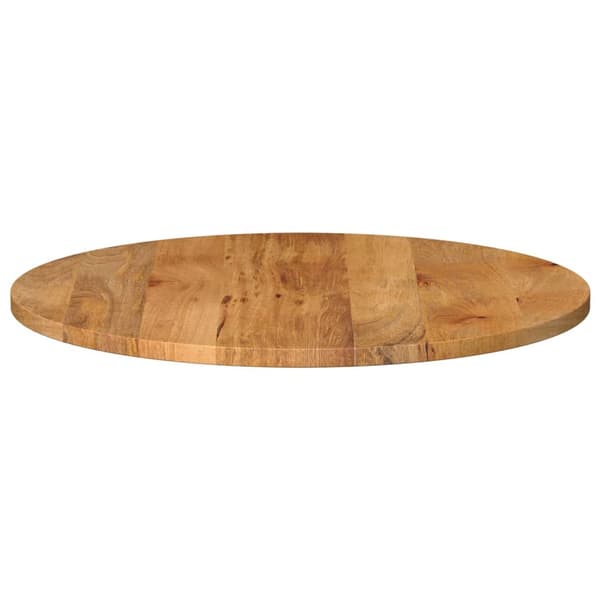 vidaXL Bordplate Ø 70x3,8 cm rund heltre mango
