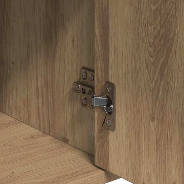 vidaXL Serviesskap Artisan Eik 60 x 31 x 70 cm Konstruert tre