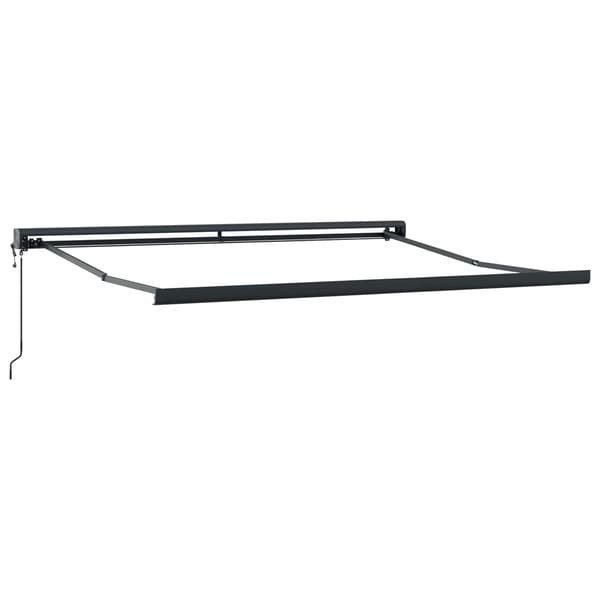 vidaXL Markis Flerfärgsdesign 350 x 250 cm Polyester och aluminium