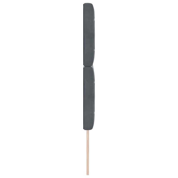 vidaXL Huvudgavel Mörkgrå 160 cm Sammet