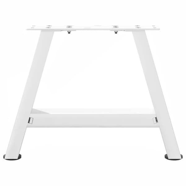 vidaXL Soffbordsben A-formade 2 st vit 30x(30-31) cm stål