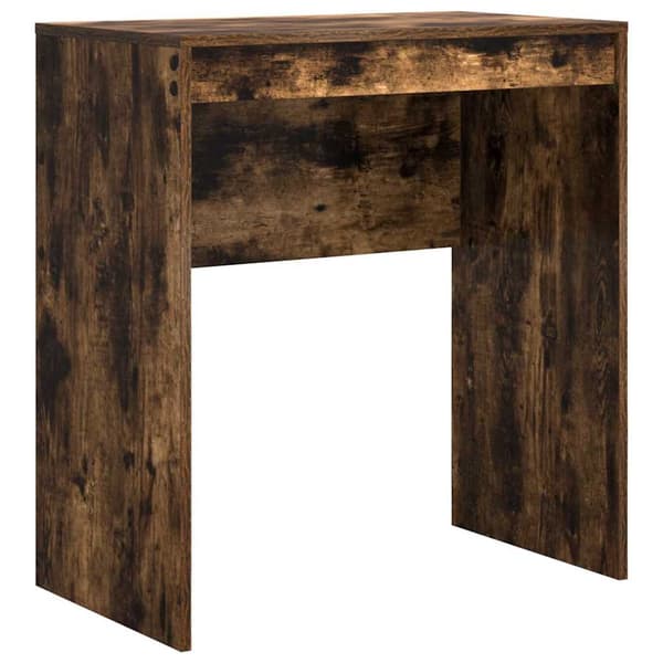 vidaXL Skrivebord Røkt eik 70 x 40 x 76 cm