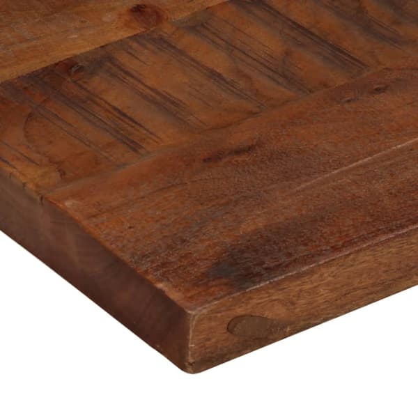 vidaXL Bordplate 110x50x2,5 cm rektangulær gjenvunnet heltre