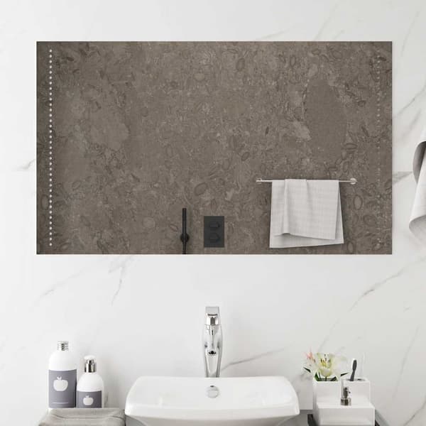 vidaXL Badrumsspegel LED 100x60 cm