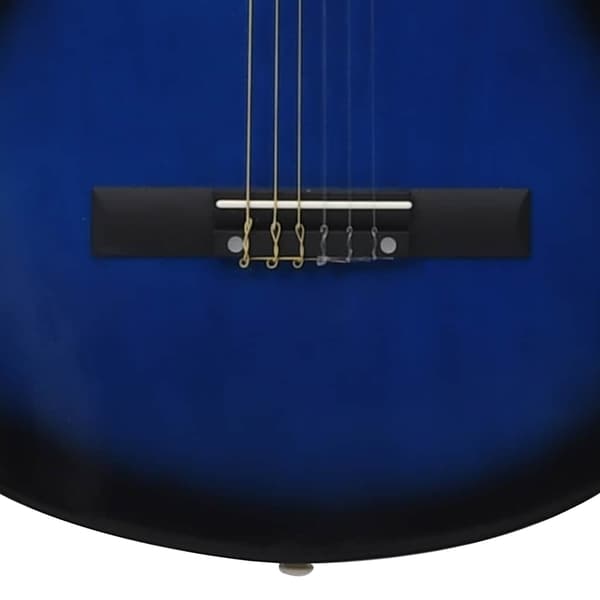 vidaXL Klassisk gitarr 12 delar blå 4/4 39