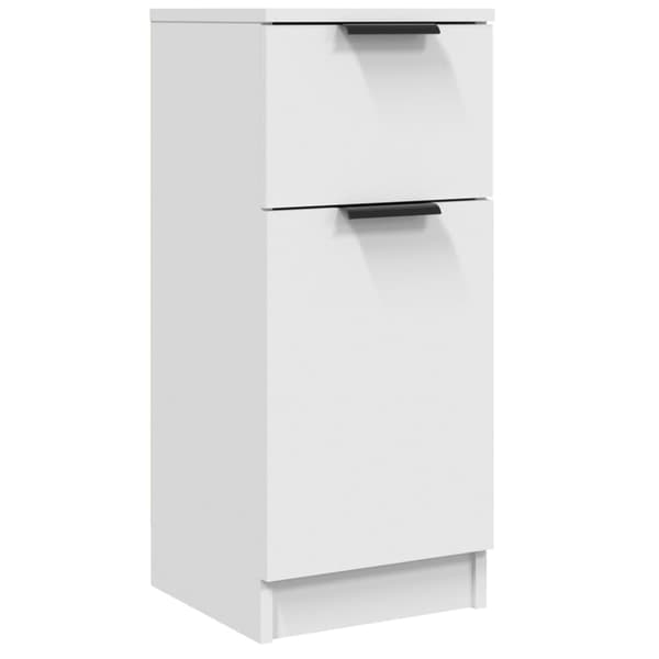 vidaXL Byrå vit 30x30x70 cm konstruerat trä