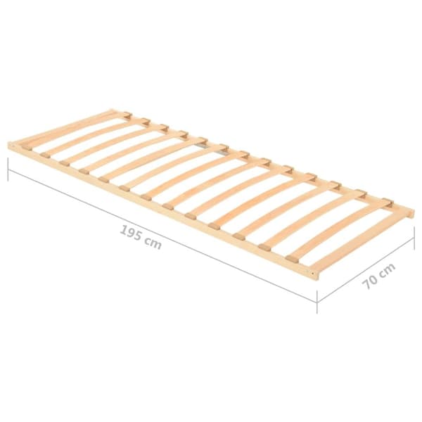 vidaXL Spilebase med 13 lameller 70x200 cm