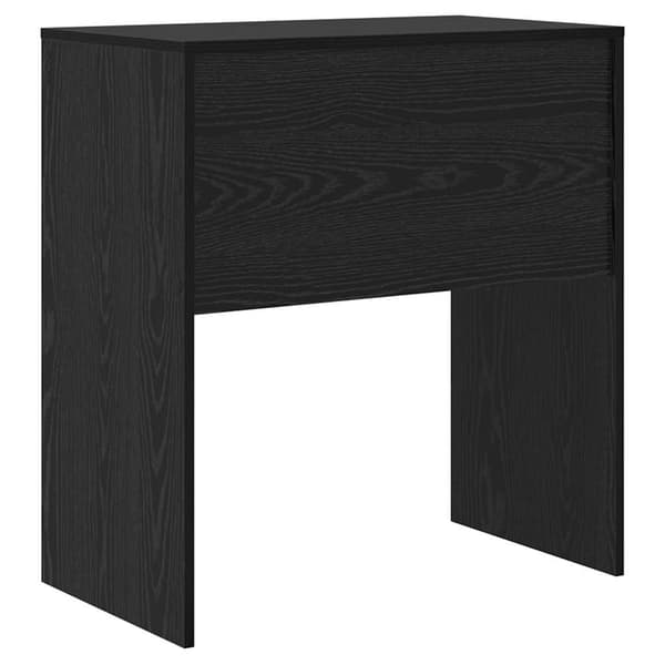 vidaXL Skrivebord Svart Eik 70 x 40 x 76 cm