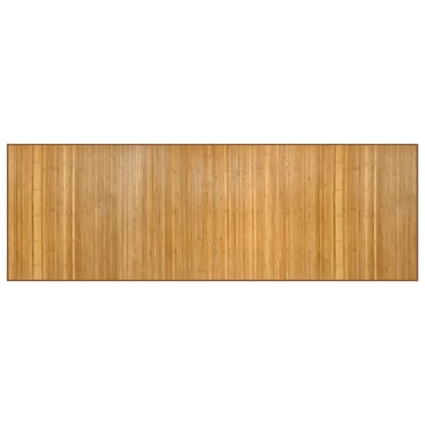 vidaXL Matta rektangulär naturlig 100x300 cm bambu
