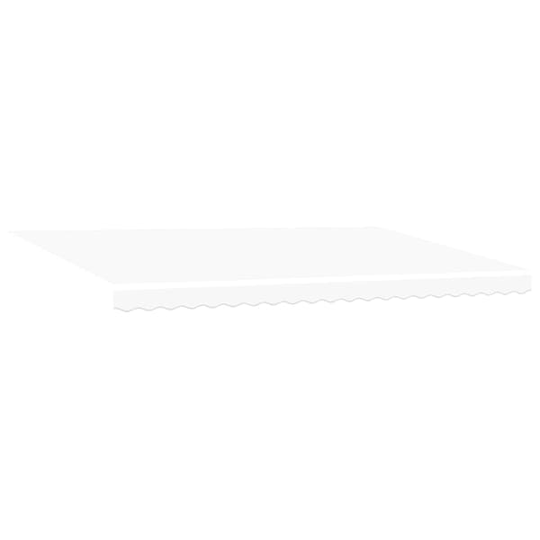 vidaXL Markiseduk med Hvit 500 × 350 cm Polyester
