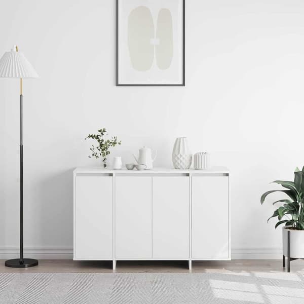 vidaXL Sideboard Vit 120 x 41 x 75 cm Konstruerat trä