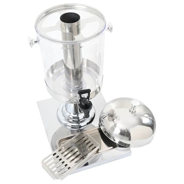 vidaXL Juicedispenser rustfritt stål 8 L