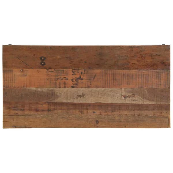 vidaXL Kaffeebord Brun 110 x 55 x 40 cm Solid återvunnen trä