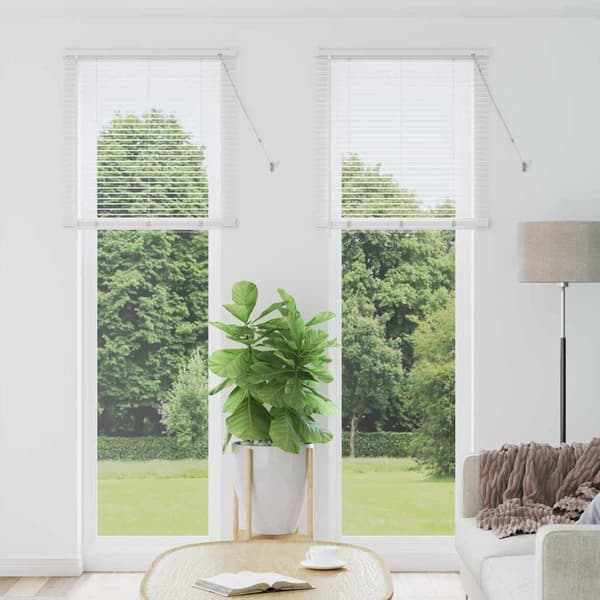vidaXL Persienner Vit 220 x 75 cm Aluminium