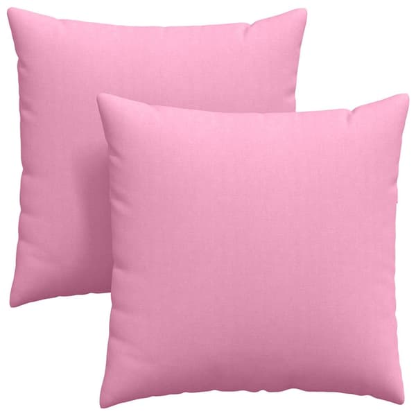 vidaXL Soffkuddar 2 st Rosa 80 x 80 cm tyg