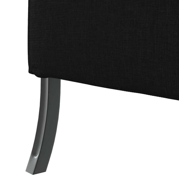 vidaXL Hög Ryggsoffa 101cm Svart tyg