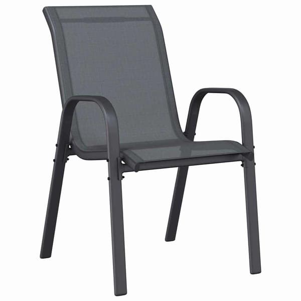 vidaXL Hage Bistro Sett 3 pcs Grå Stål