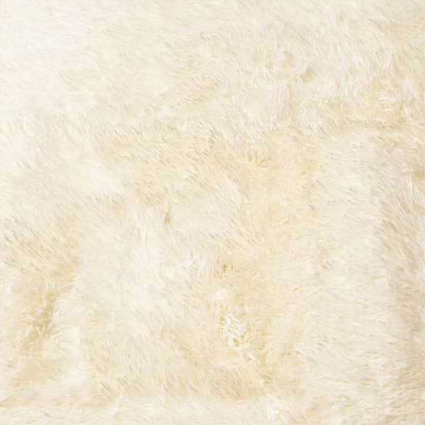 vidaXL Flossteppe med lang luv NAVARRA krem 130x200 cm polyester