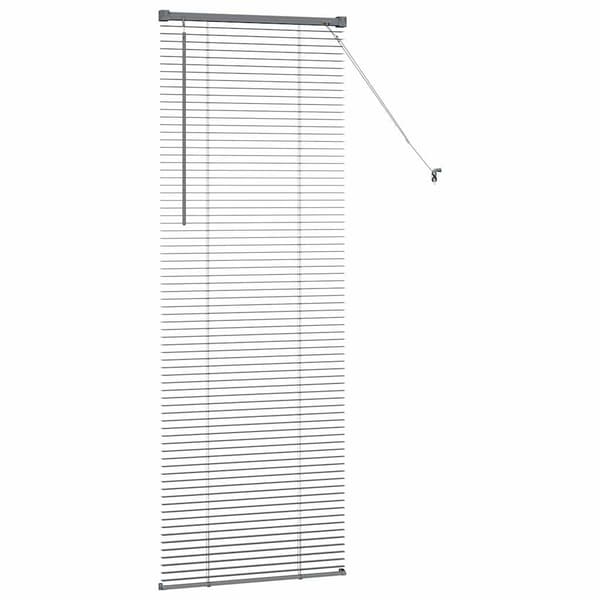 vidaXL Persienner Mörkgrå 175 x 55 cm Aluminium