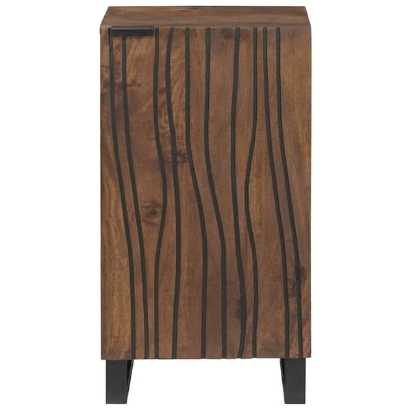 vidaXL Serviesskap Brun 40 x 33 x 75 cm heltre mango