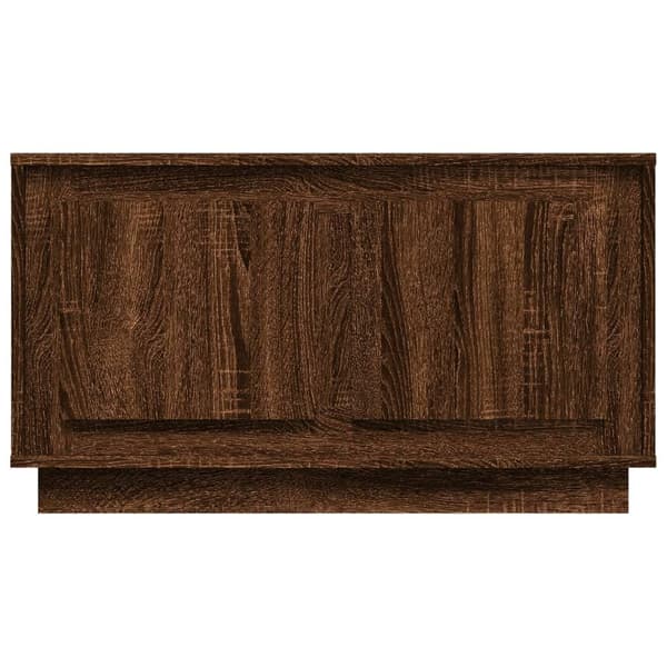 vidaXL TV-benk brun eik 80x35x45 cm konstruert tre