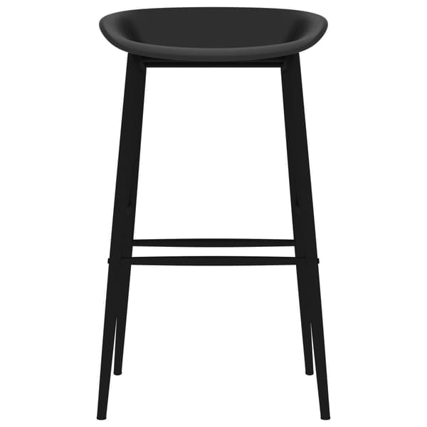 vidaXL Bargrupp 5 delar vit och svart