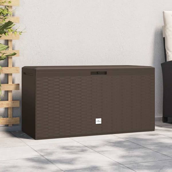 vidaXL Dynbox brun 114x47x60 cm