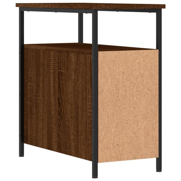 vidaXL Nattbord 2 stk brun eik 30x60x60 cm konstruert tre