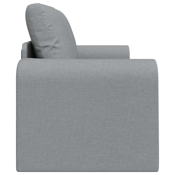 vidaXL Soffsäng 60cm Ljusgrå tyg