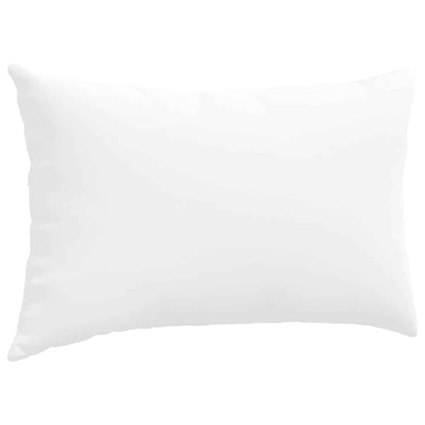 vidaXL Soffkuddar 2 st Vit 50 x 30 cm tyg