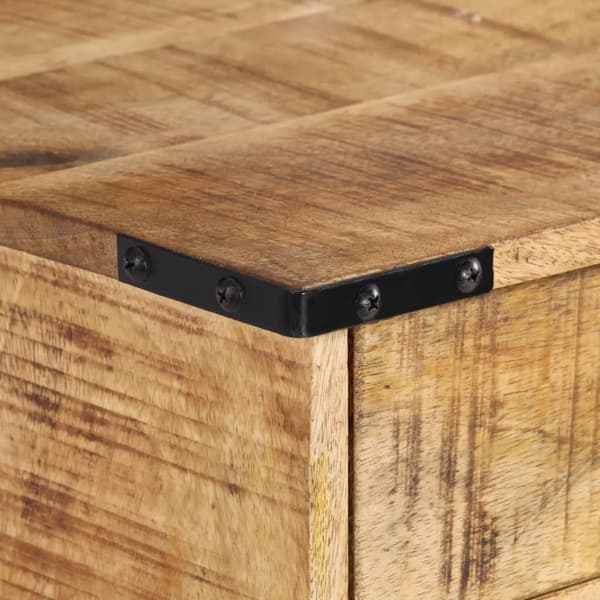 vidaXL Nattbord 40x30x37 cm heltre mango