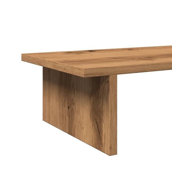 vidaXL Skjermstativ artisan eik 100x27x15 cm konstruert tre
