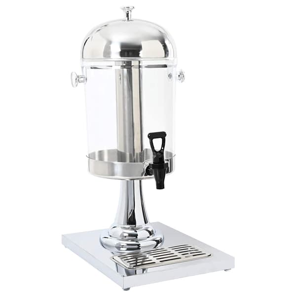 vidaXL Juicedispenser rustfritt stål 8 L